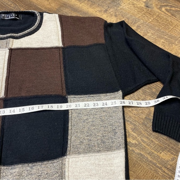 Vintage 90s Protege Sweater Men XXL 2XL Wool Alpaca Blend Cosby Grandpacore USA - Picture 4 of 10